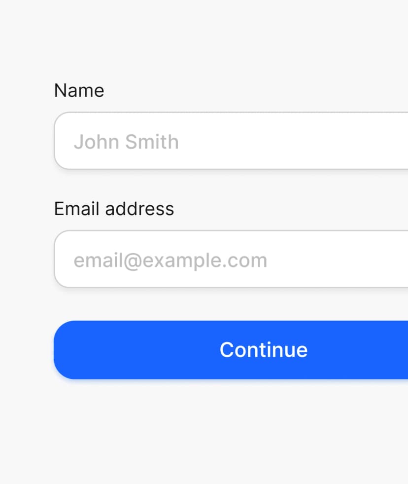 Seamless lead generation form capturing contact information at the end of a survey